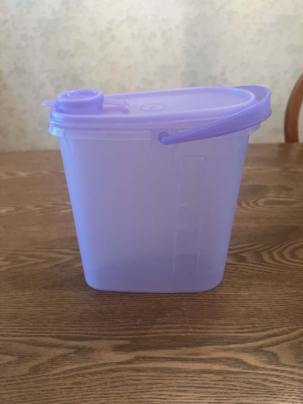 Tupperware Lavender Purple Storage Container with Handle